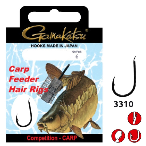 Gamakatsu Competition CARP Normal Feeder - Lijn Lengte 40cm 1 Gamakatsu Competition CARP Normal Feeder - Lijn Lengte 40cm