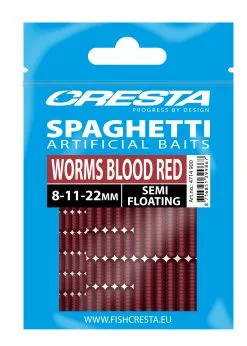 Spro Cresta Spaghetti Worms 8-11-22mm