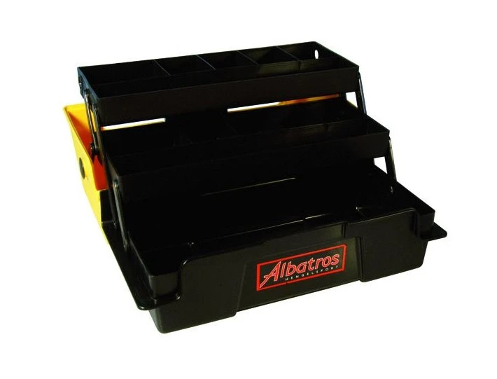 Albatros Viskoffer 2-ladig Geel 2 Albatros Viskoffer 2-ladig Geel - Afbeelding 2