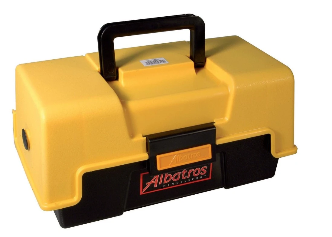 Albatros Viskoffer 2-ladig Geel 1 Albatros Viskoffer 2-ladig Geel