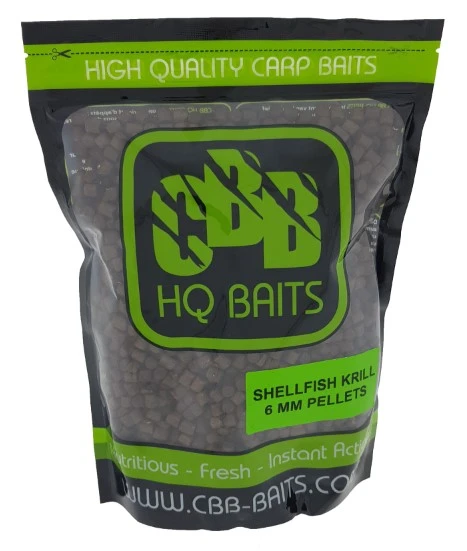 CBB HQ Baits Shellfish Krill Pellet 1kg 2 CBB HQ Baits Shellfish Krill Pellet 1kg - Afbeelding 2