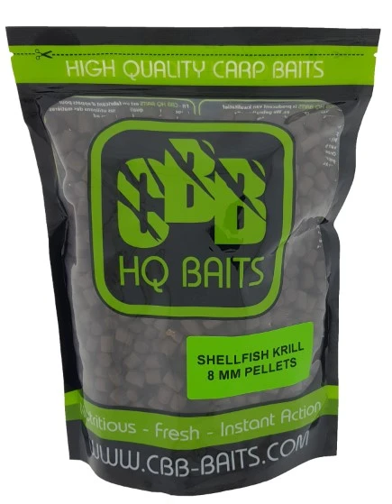 CBB HQ Baits Shellfish Krill Pellet 1kg 3 CBB HQ Baits Shellfish Krill Pellet 1kg - Afbeelding 3