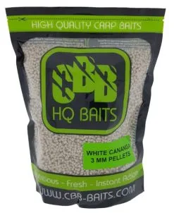 CBB HQ Baits White Cananga Pellet 1kg