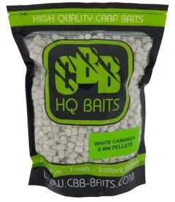 CBB HQ Baits White Cananga Pellet 1kg -Exporteren Vislijnen Gereedschap Winkel CBB Baits White Cananga 8mm pellets CP1008 1