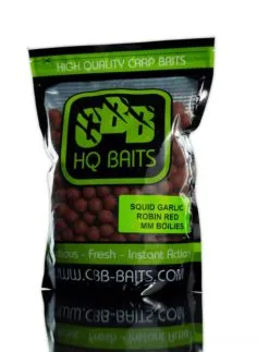 CBB HQ Baits Squid Garlic Robin Red Boilie 5kg
