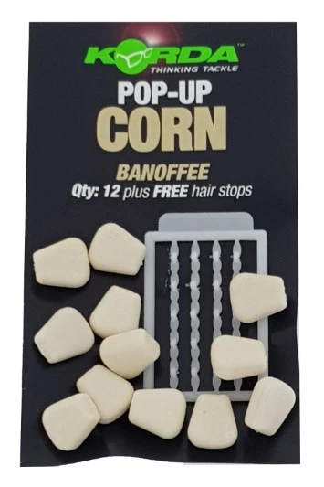Korda Pop-Up Corn Banoffee White 1 Korda Pop-Up Corn Banoffee White