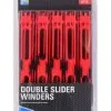 PRESTON INNOVATIONS Preston Double Slider Winders Rood 18cm 10pcs