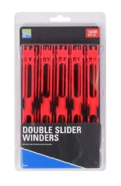 PRESTON INNOVATIONS Preston Double Slider Winders Rood 18cm 10pcs