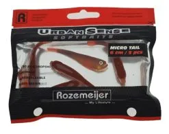 Rozemeyer Rozemeijer Urban Sense Micro Tail 6cm 5pcs -Exporteren Vislijnen Gereedschap Winkel Rozemeijer Urban Sense Micro Tail Bloody Minnow 66733 Main