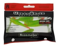 Rozemeyer Rozemeijer Urban Sense Micro Tail 6cm 5pcs -Exporteren Vislijnen Gereedschap Winkel Rozemeijer Urban Sense Micro Tail Fire Tiger 66730 Main