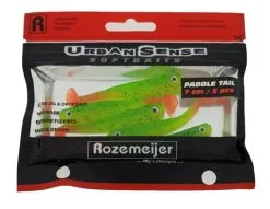 Rozemeyer Rozemeijer Urban Sense Paddle Tail 7cm 5pcs -Exporteren Vislijnen Gereedschap Winkel Rozemeijer Urban Sense Paddle Tail Fire Tiger 66720 Main