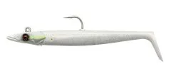 Savage Gear Sandeel V2 Sinking 13 Cm 31gr -Exporteren Vislijnen Gereedschap Winkel Savage Gear Sandeel V2 White Pearl Silver 72520