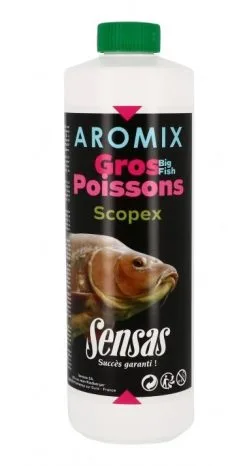 Sensas Aromix Gros Poissons Scopex 500ml