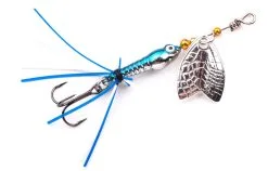 Spro Larva Mayfly Spinner 5cm 4gr -Exporteren Vislijnen Gereedschap Winkel Spro Larva Mayfly Spinner Chrome Blue 4351 005